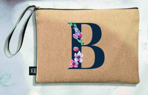 Sac à main Lettre B (Modèles variés) (25 × 18 × 1 cm)